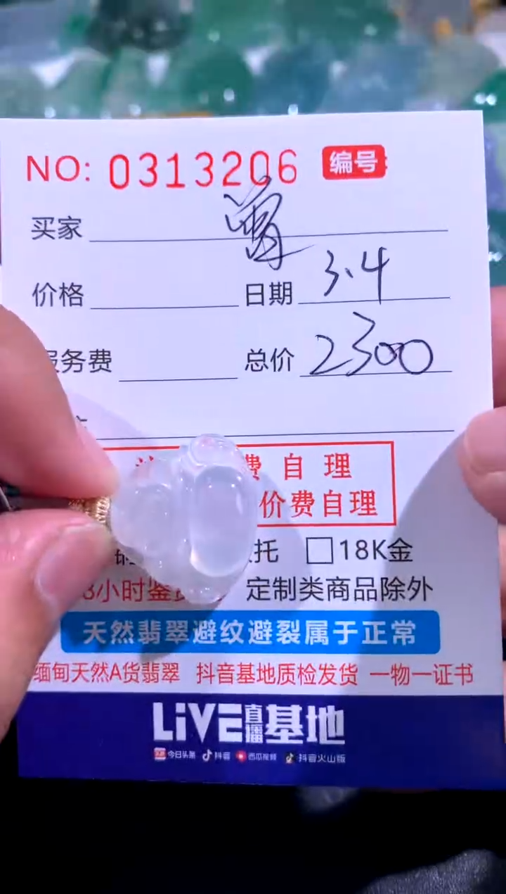 【闪购商品】翡翠颈饰未镶嵌曾