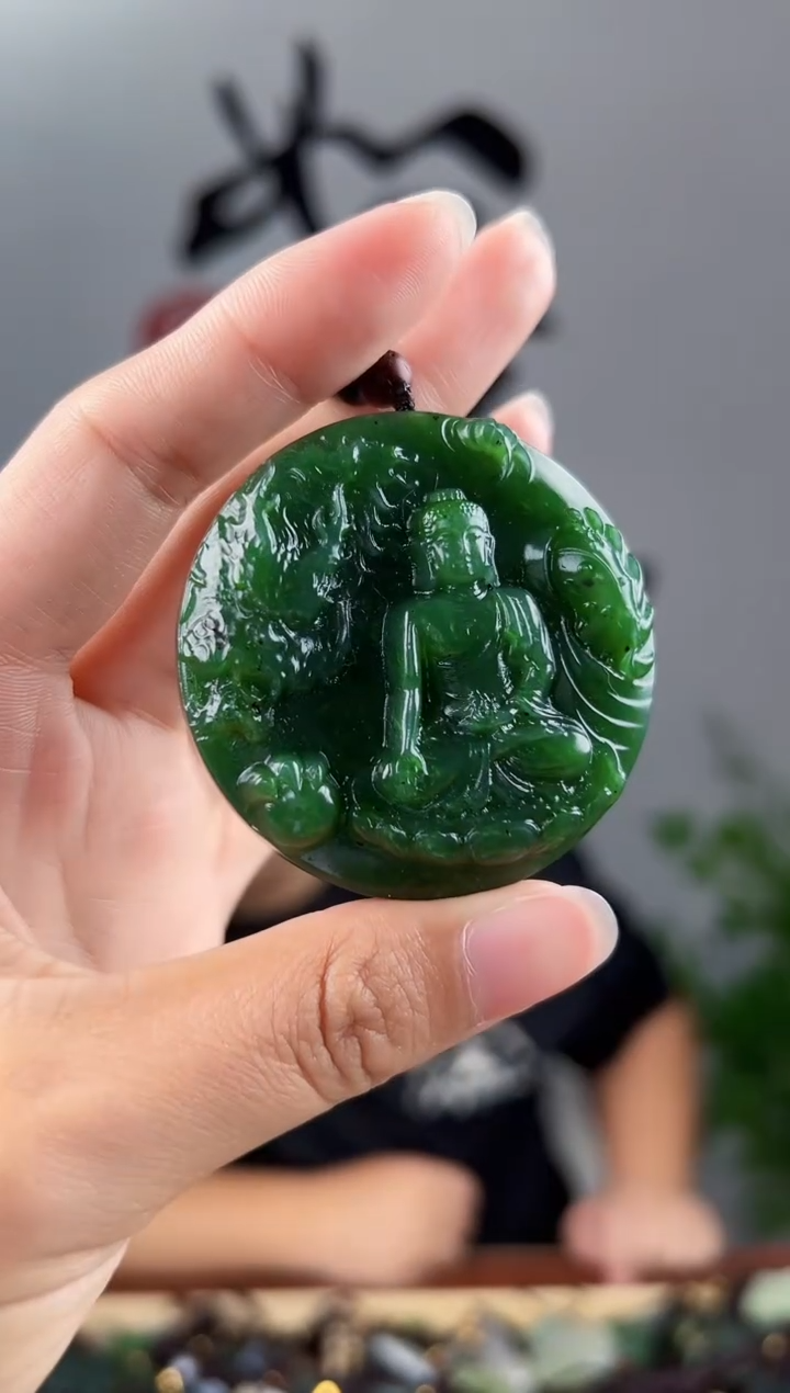 和田玉未镶嵌颈饰拍一发一，多样性发货