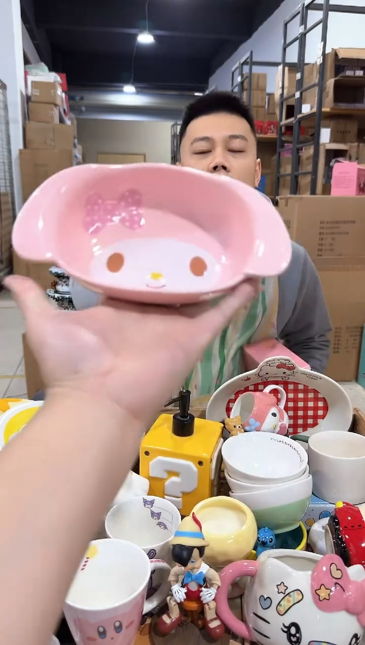 瓷片小号原盒美乐蒂深碗