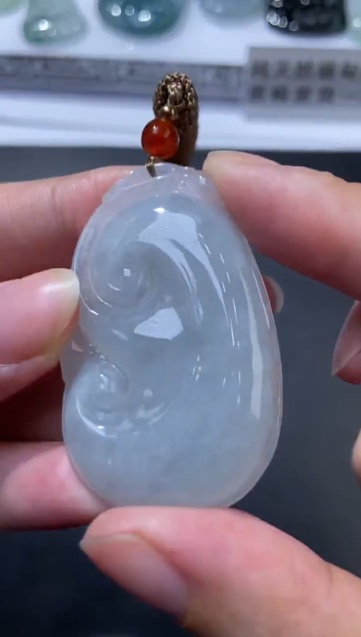 未镶嵌挂件翡翠376941   多人