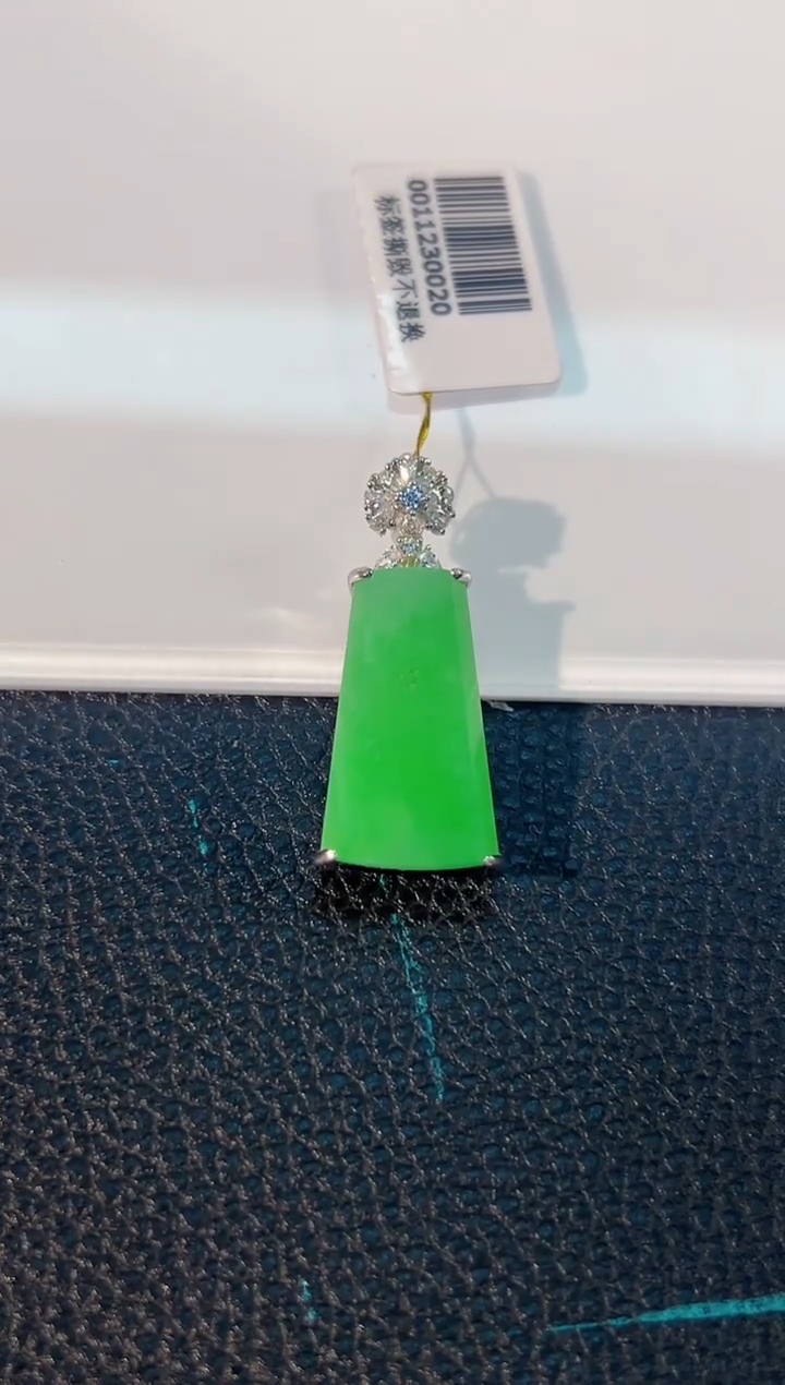 颈饰未镶嵌翡翠 缅料A货/支持复检/一件