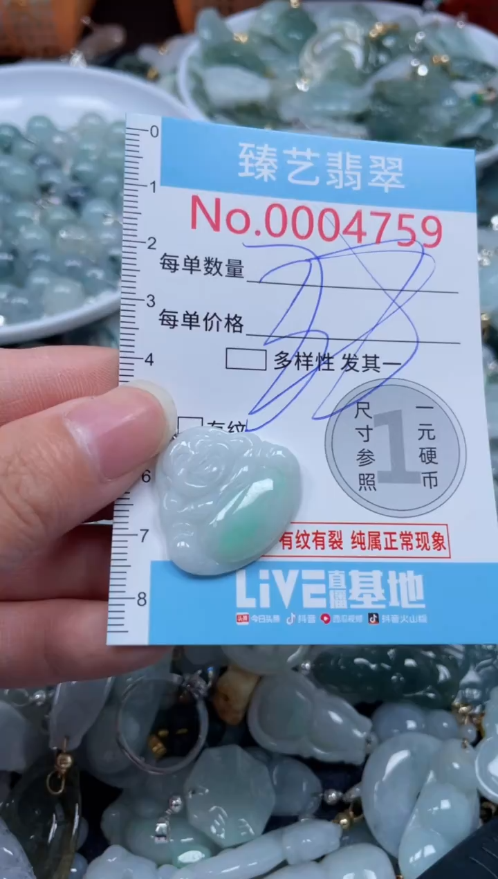 颈饰未镶嵌翡翠4759