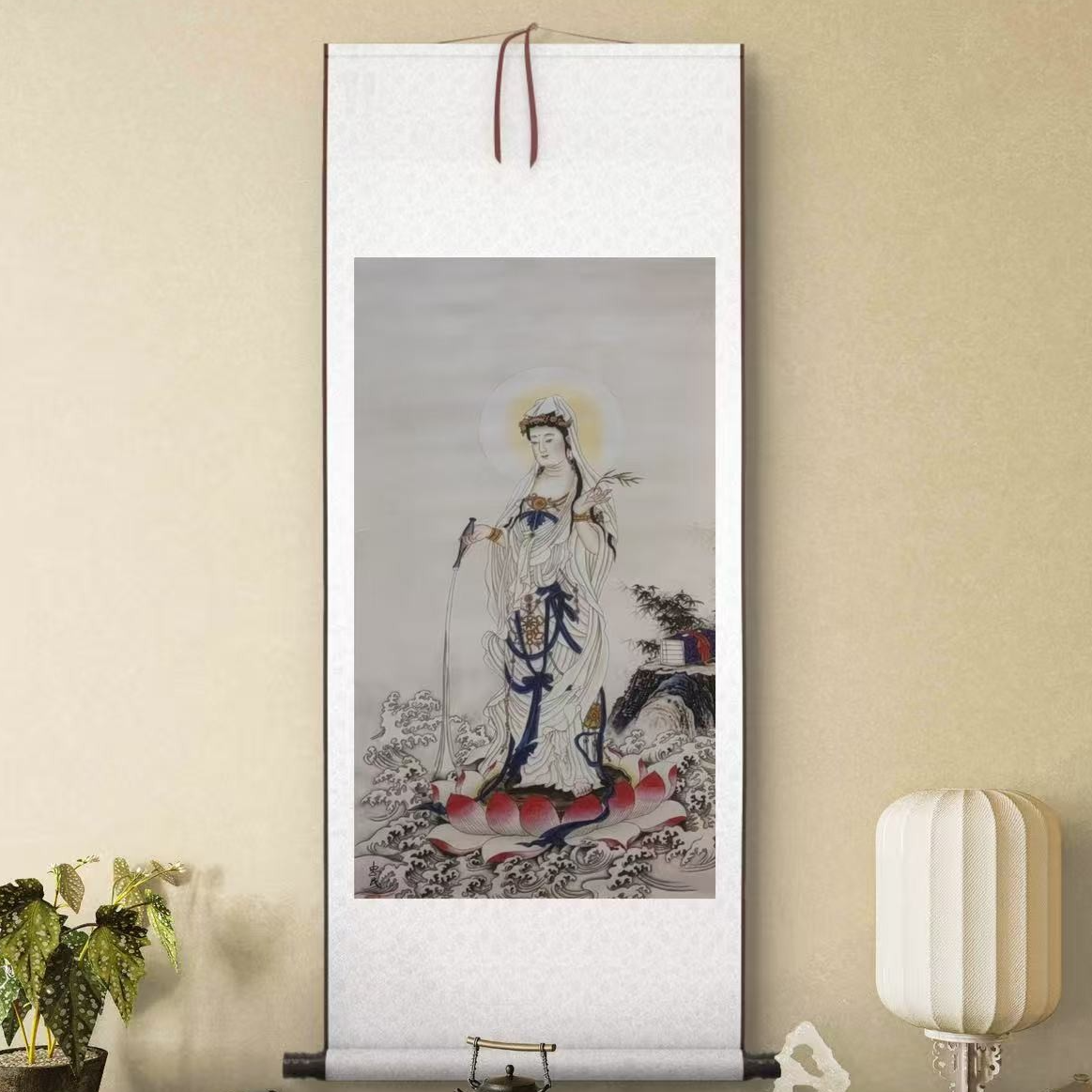 墨润臻选/橱窗展示/装饰卷轴/菩萨5