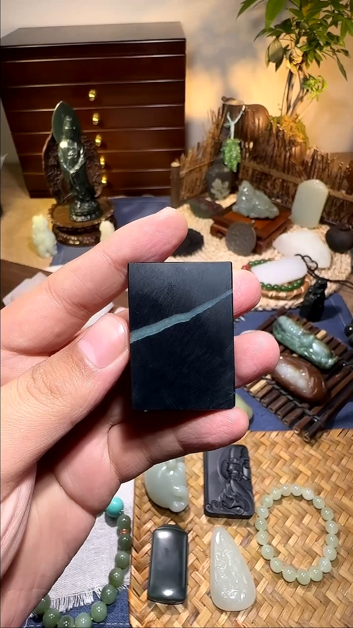 颈饰未镶嵌和田玉一****️1