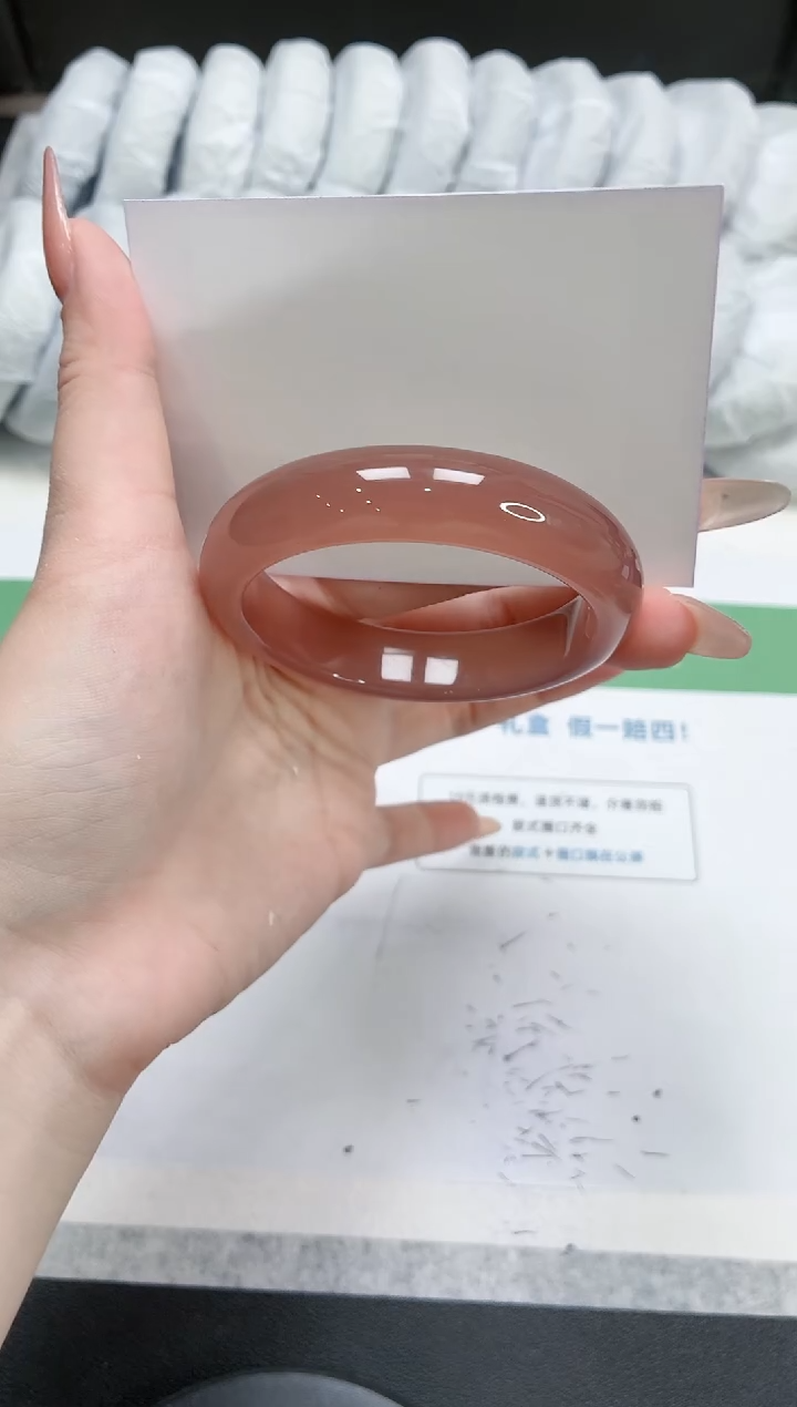 石英质玉手镯未镶嵌96-紫葡萄58