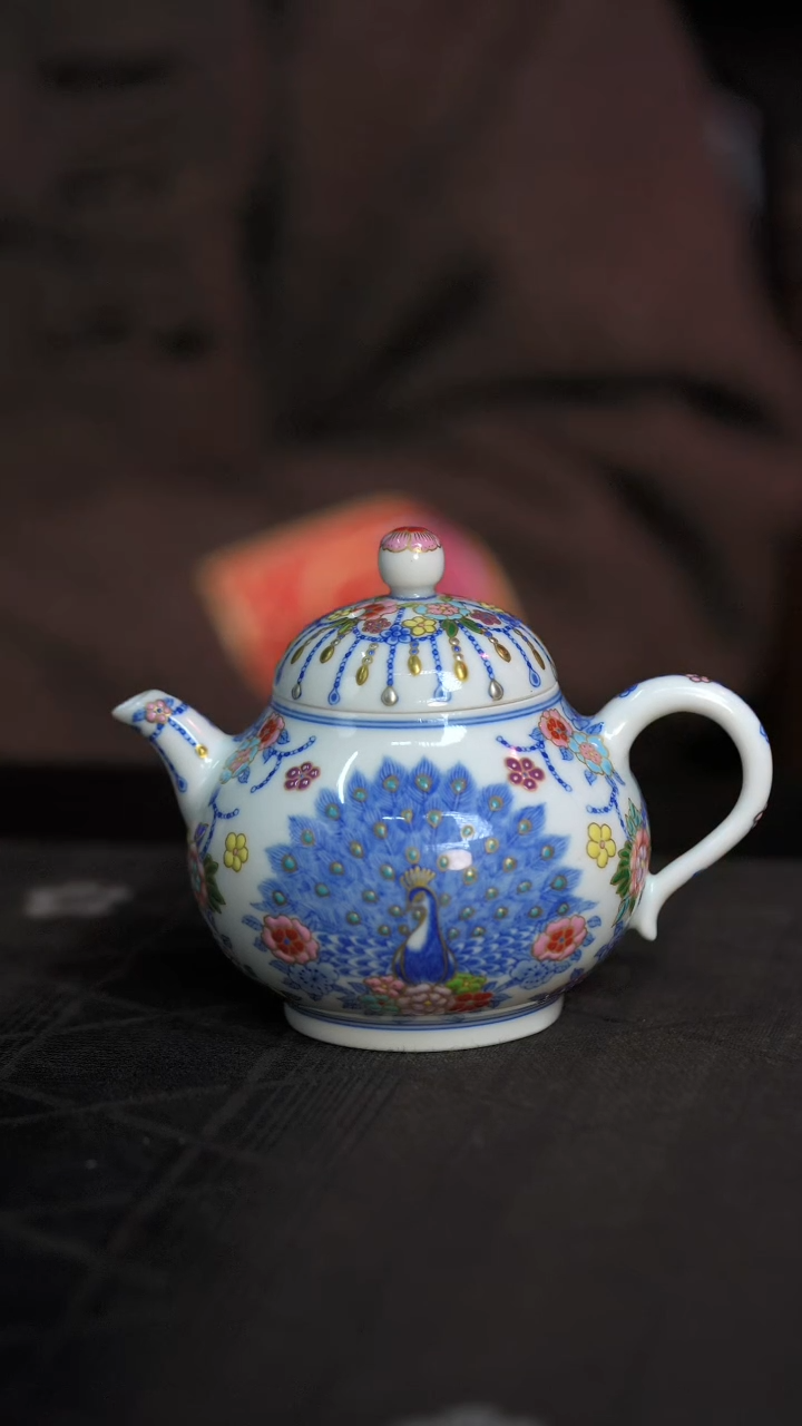 【闪购商品】景德镇纯手绘陶瓷茶器-微微瑕