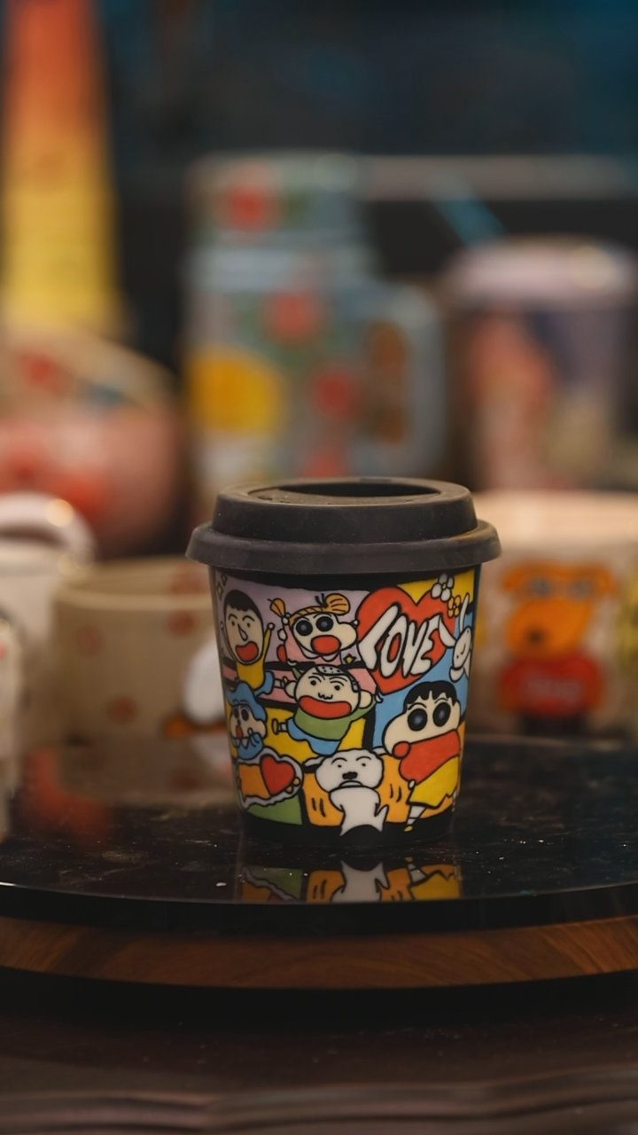 【闪购商品】杯子景德镇设计师釉下彩绘陶瓷