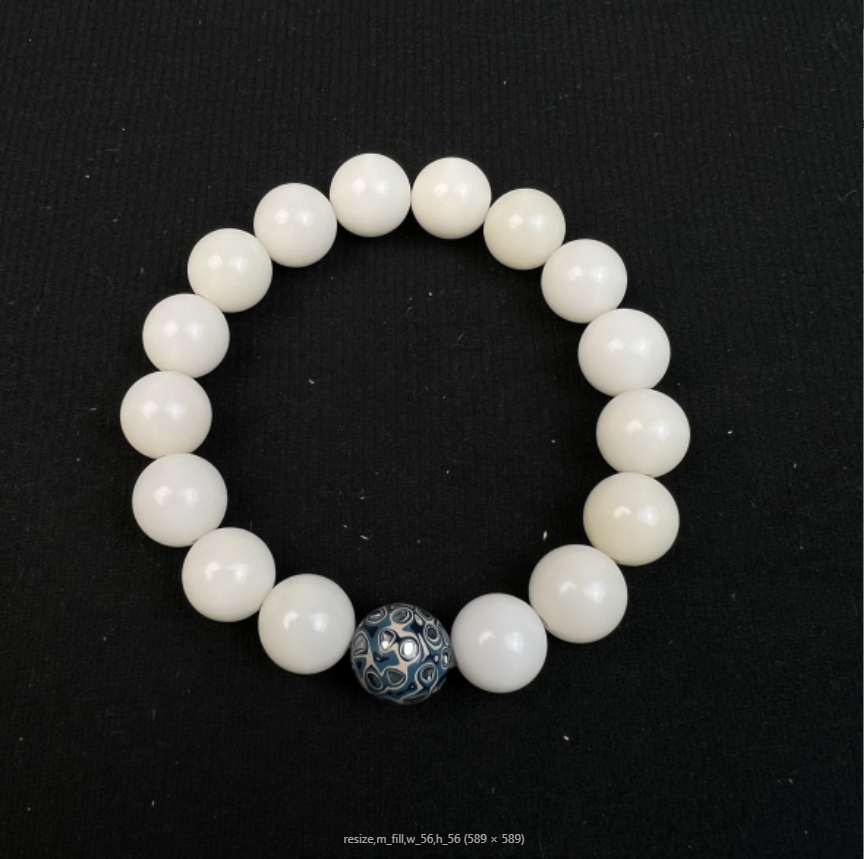 白玉菩提手串-LQ591
