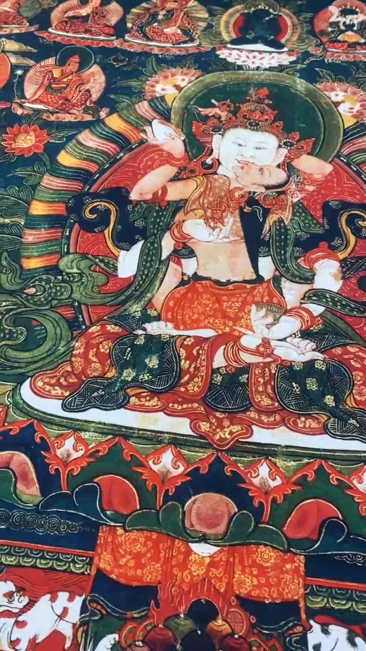 卷轴画王姬藏传唐卡艺术品