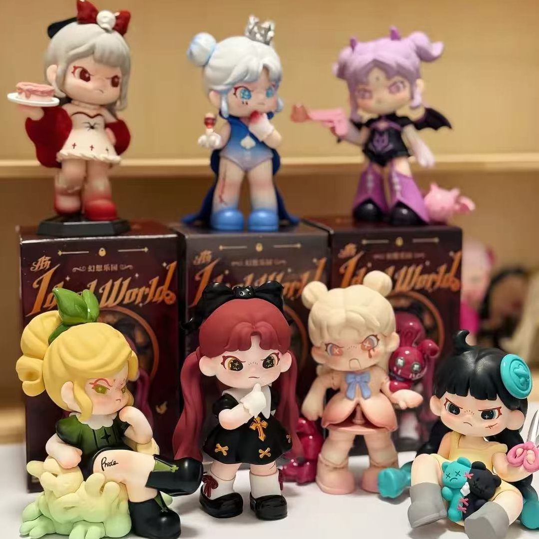 【嗨欧潮玩】粑粑萌粒踩数字欧盲盒系列潮玩盲盒摆件