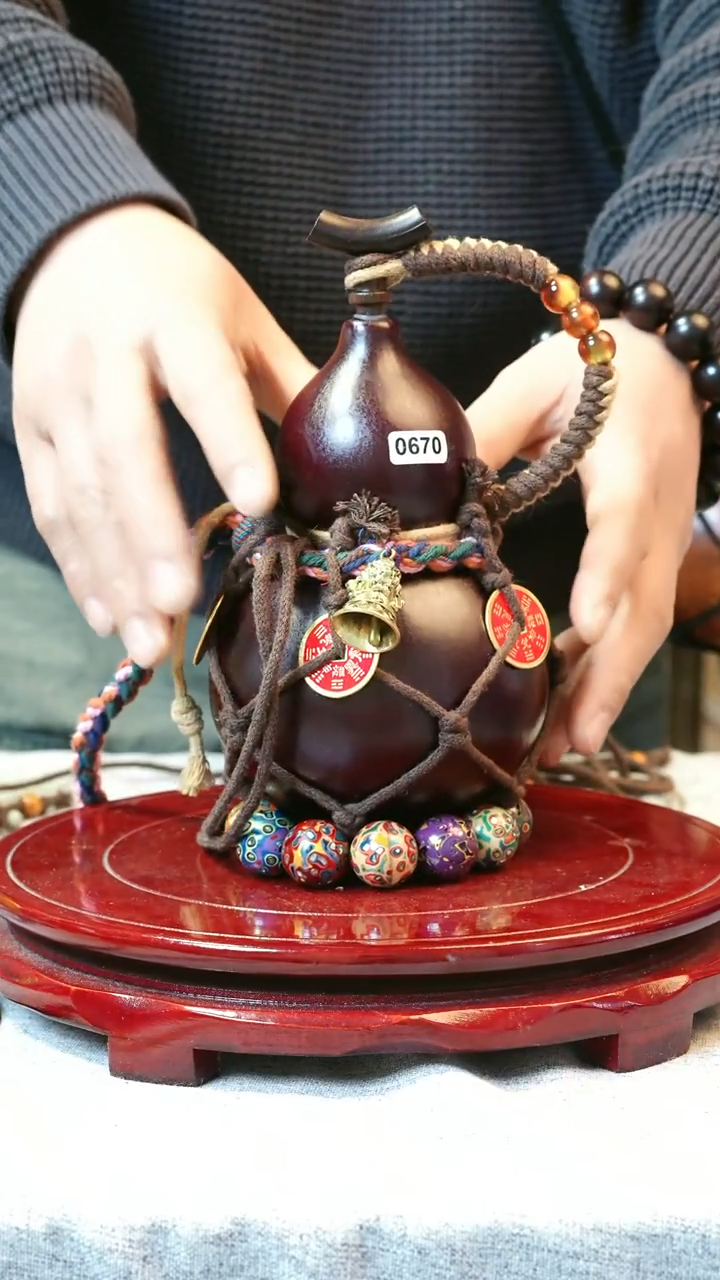 非遗大漆酒葫芦，一物一拍0670