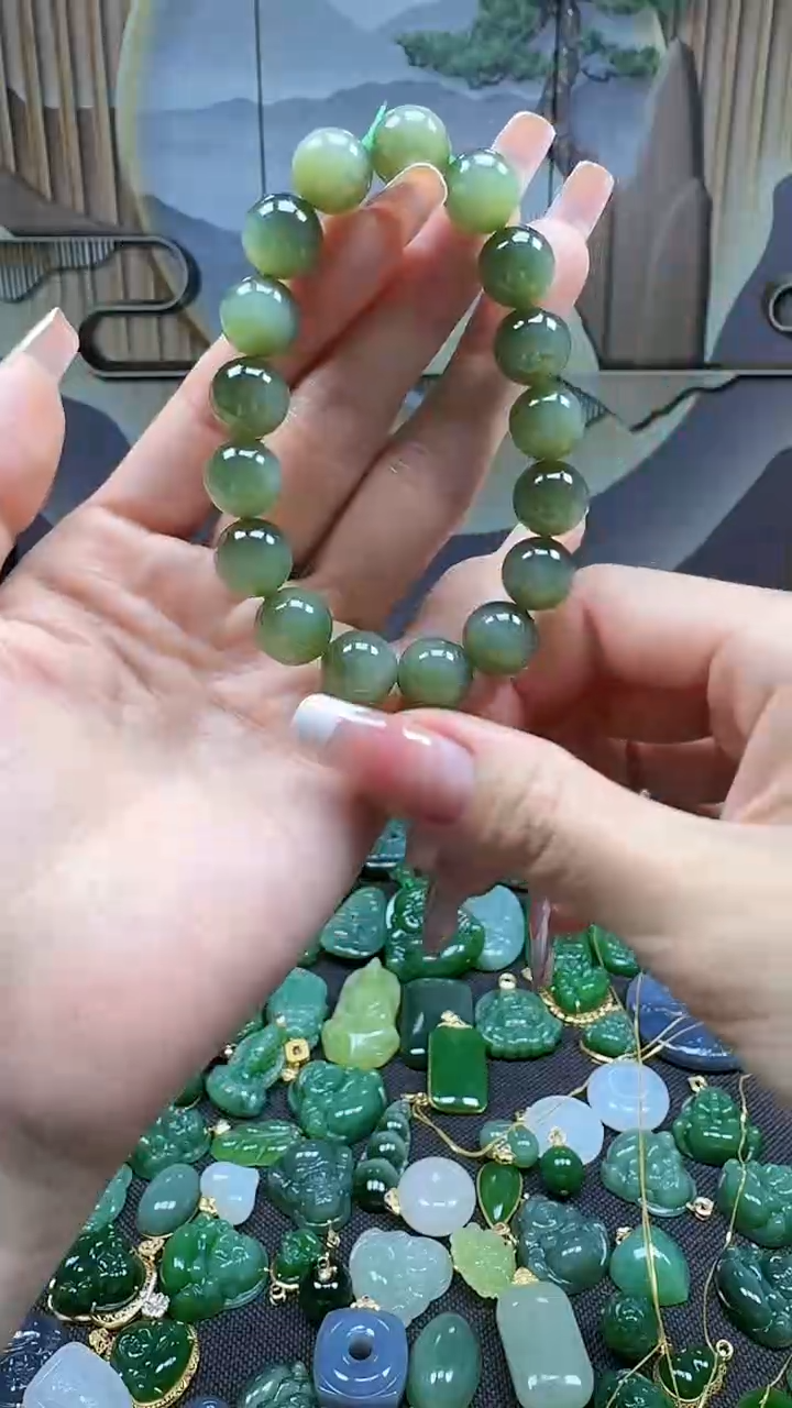 和田玉未镶嵌挂件12