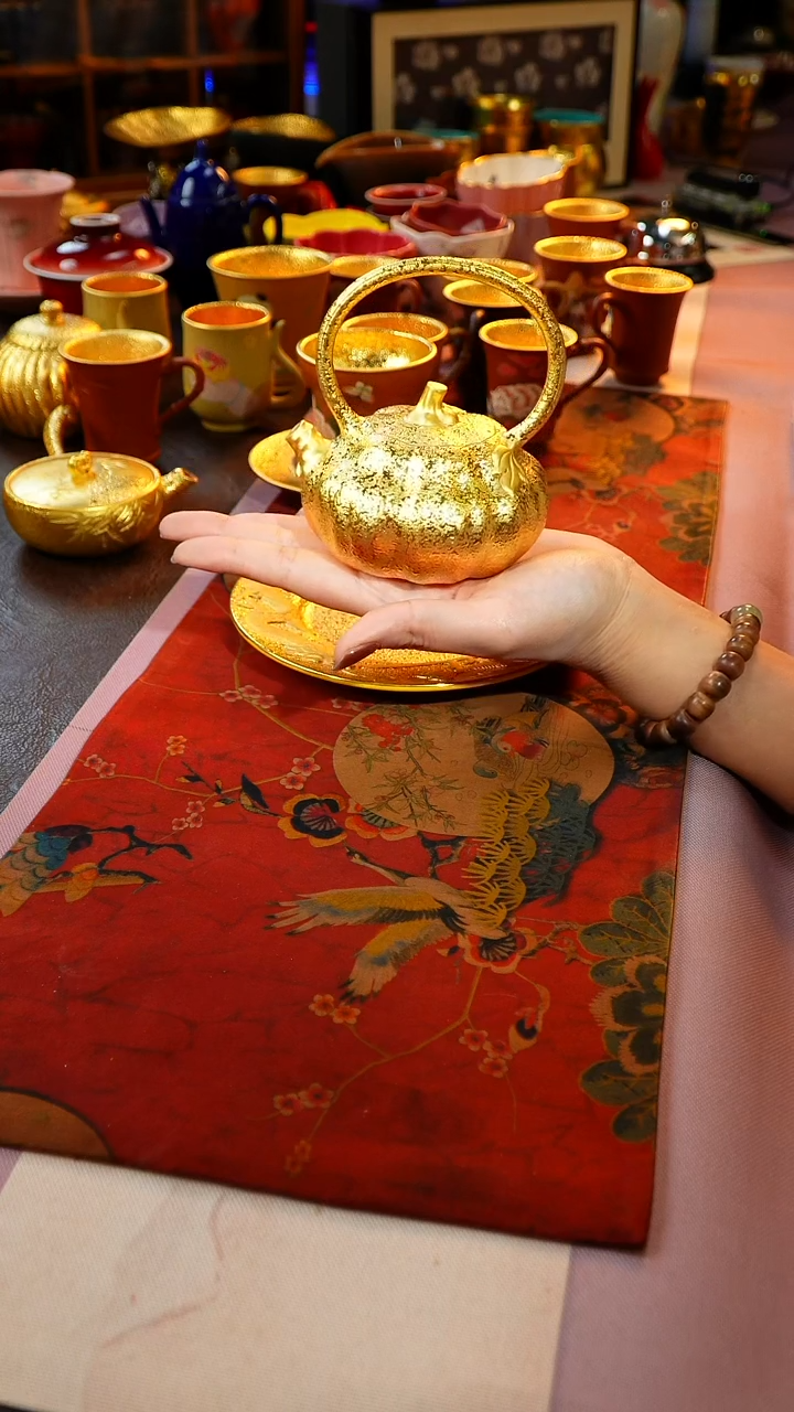 茶杯紫砂【宜景窑系列】金壶