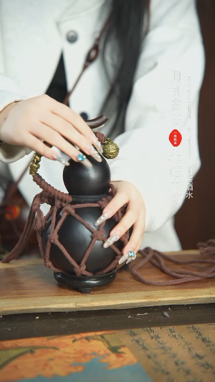 【闪购商品】266号精品大漆酒葫芦防腐防渗装水茶酒