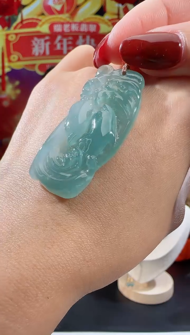 【闪购商品】翡翠吊坠(不含链)未镶嵌乾坤