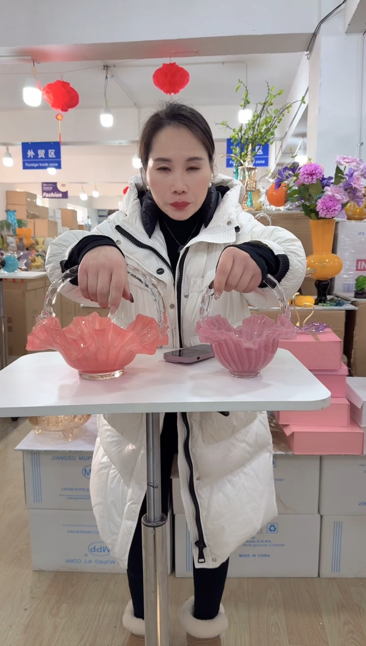 【闪购商品】无铅玻璃洛芙花器-b-早35