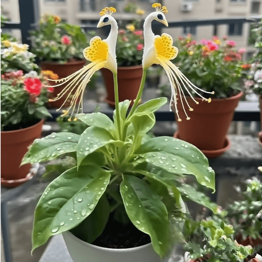  四季君孔雀花种球植物室内易活绿植水培好养阳台高端种球室外