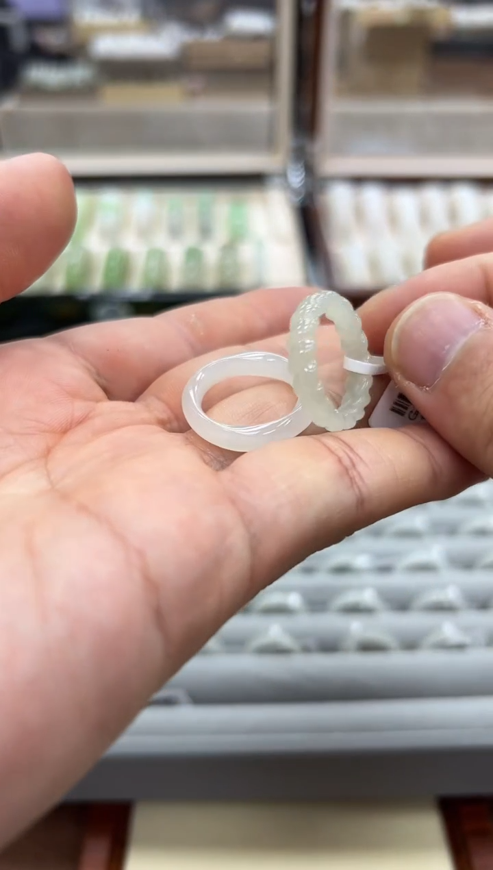 【闪购商品】和田玉莫比乌斯戒圈未镶嵌14-15  17-18多样性发一个
