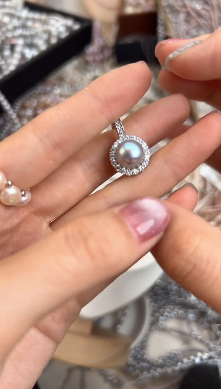 未镶嵌福利淡水珍珠万能扣*吊坠