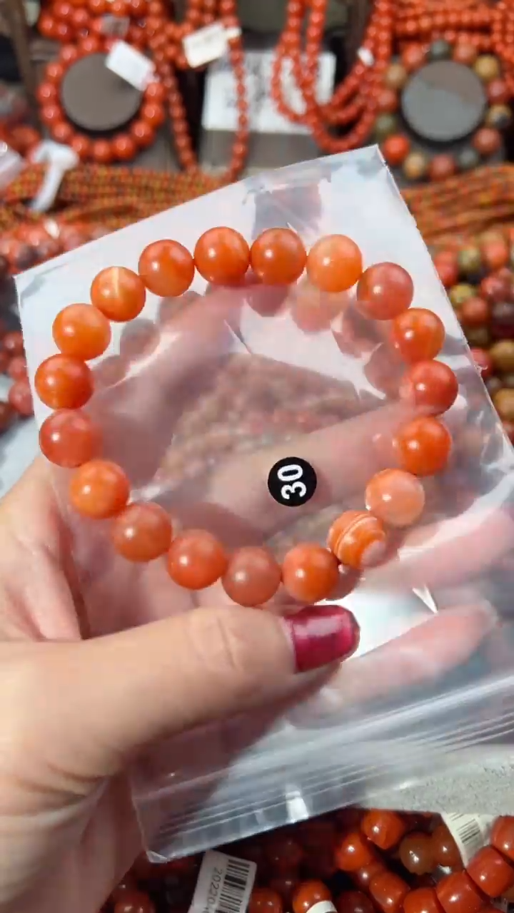 【闪购商品】南红玛瑙手串未镶嵌11+