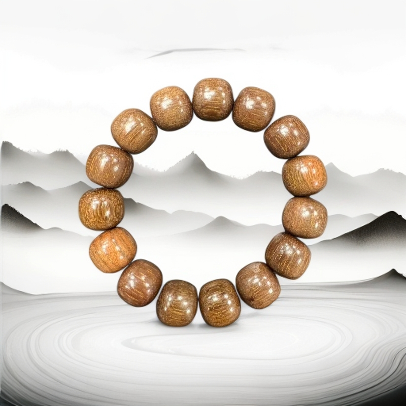 A511巴布亚贡木文玩手串15mm