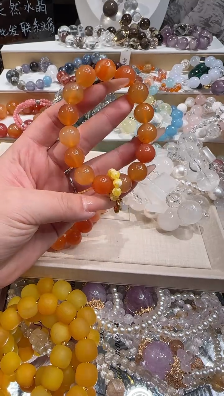 未镶嵌手串水晶多样性发一