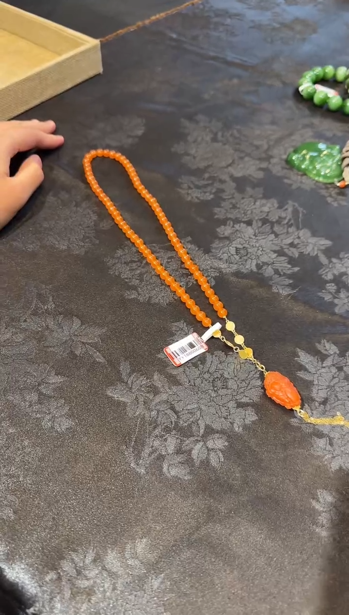 【闪购商品】南红玛瑙手串18K金镶嵌1