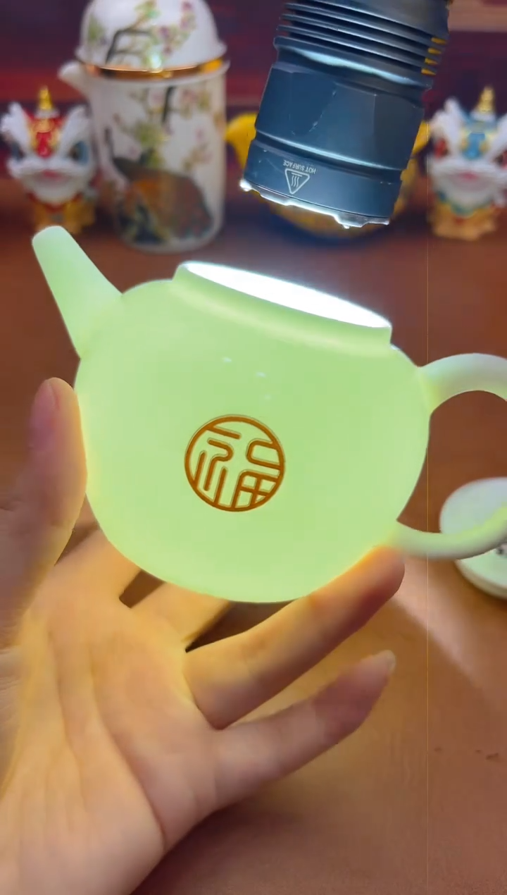陶瓷茶具摆件旅行套组