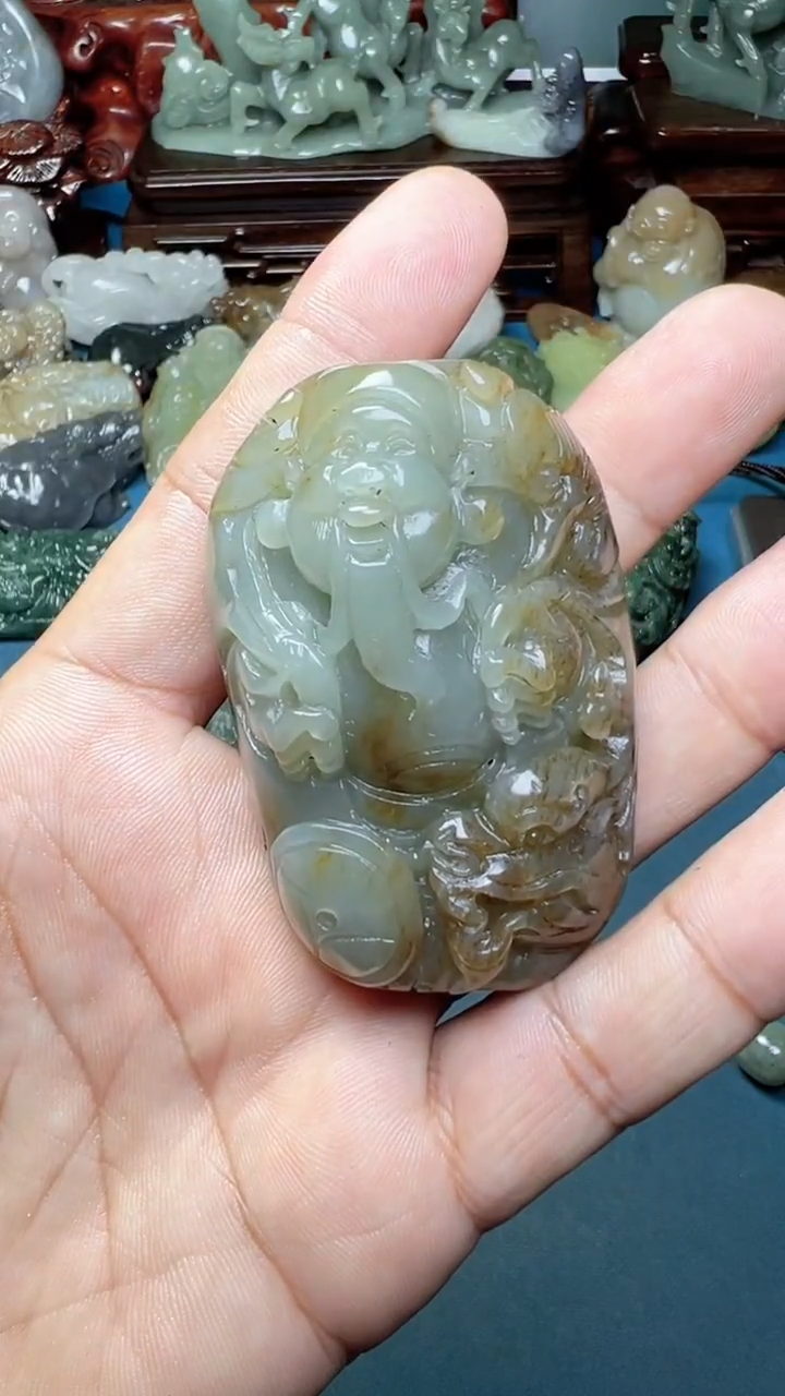 未镶嵌和田玉把件-