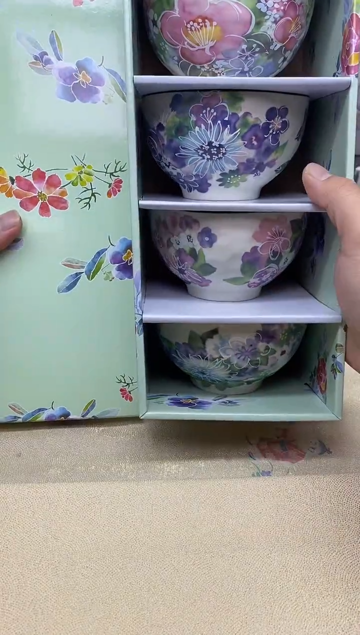 【闪购商品】茶具耐高温全品全新 （ 花工坊碗一盒）