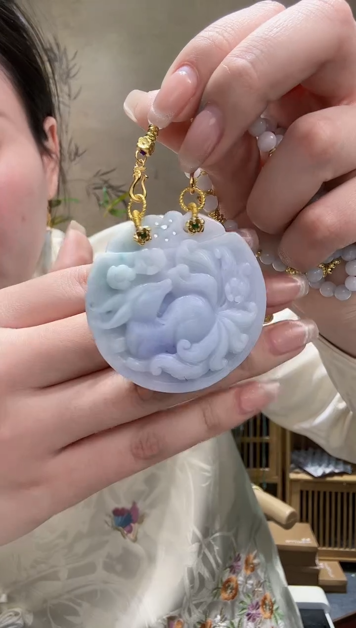 【闪购商品】翡翠颈饰未镶嵌吊坠