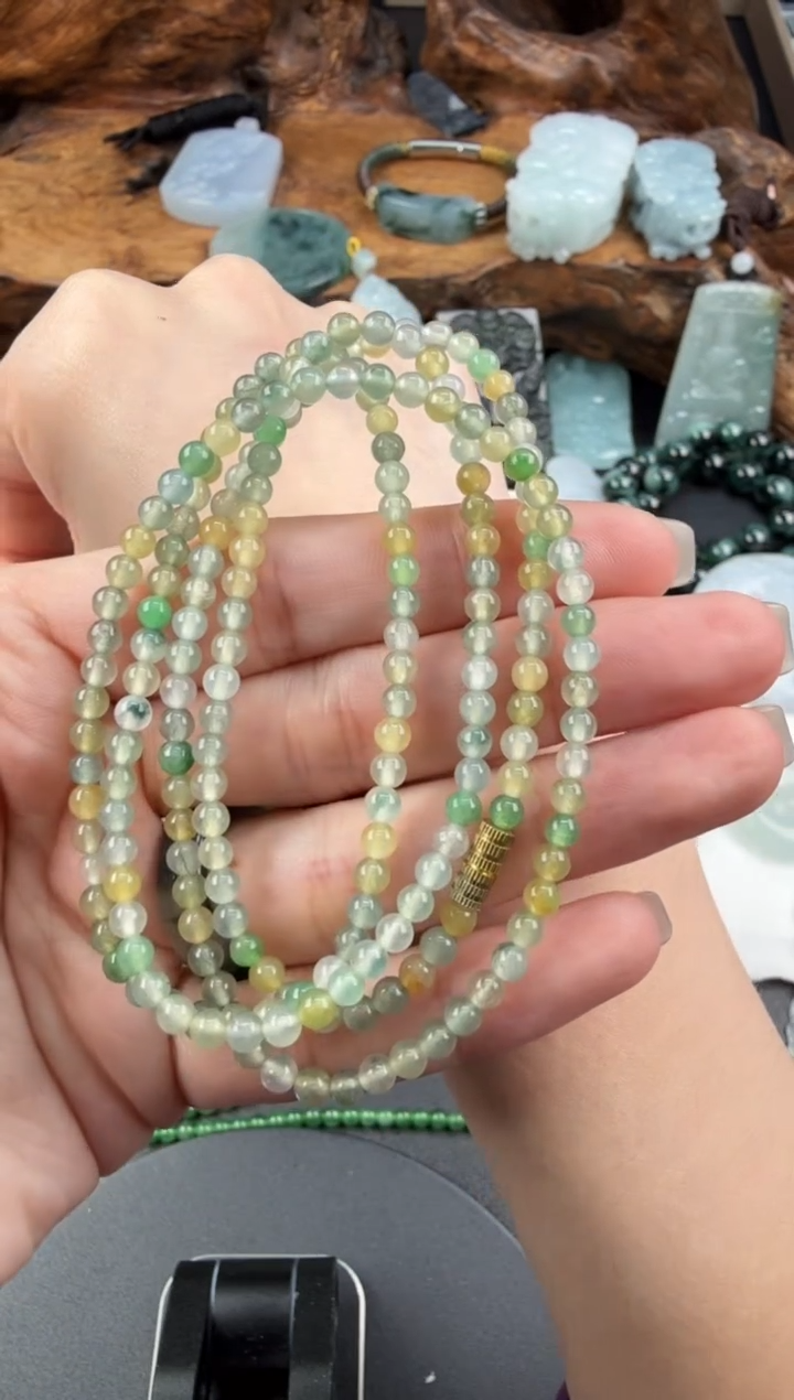 未镶嵌手串翡翠翡翠饰品-399