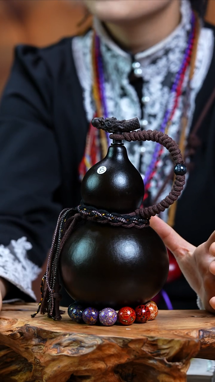 【闪购商品】143—光岳葫天然大漆酒葫芦不含漆珠