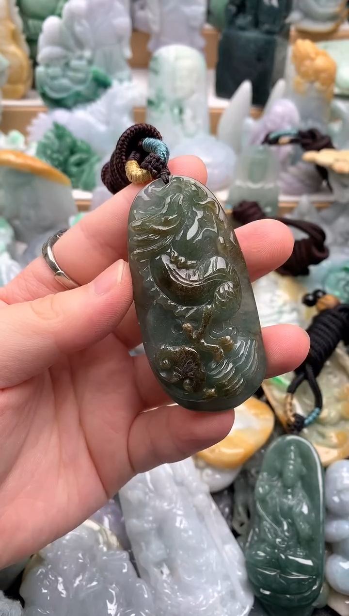 吊坠(不含链)未镶嵌翡翠1