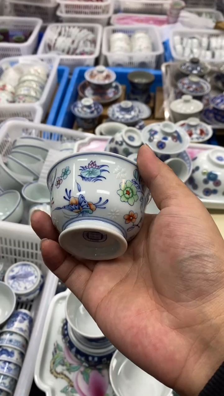 陶瓷景德陶瓷茶具容量约60