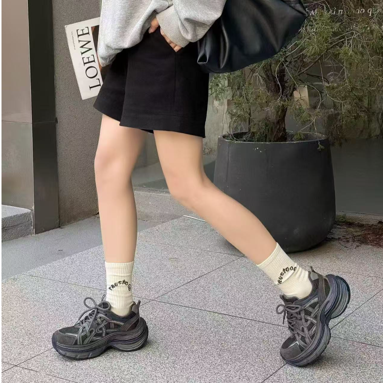 【5123-2】加绒老爹鞋女2025年新款时尚百搭潮流休闲女鞋