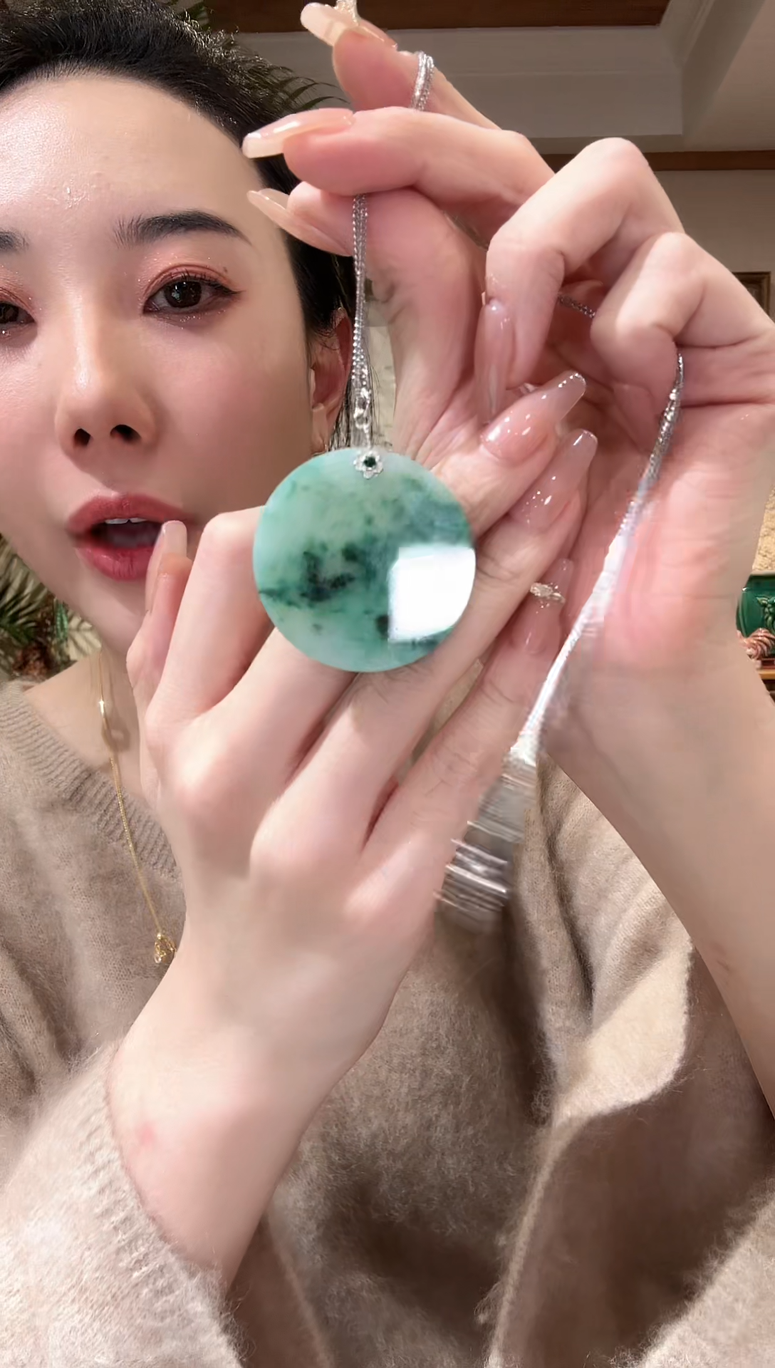 【闪购商品】翡翠颈饰未镶嵌国风