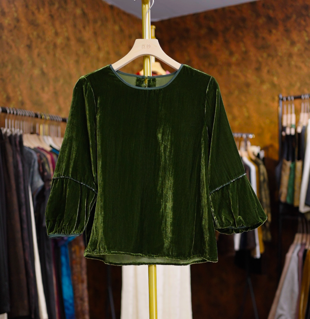 【千翠】国风新款气质百搭新中式端庄洋气上衣女992