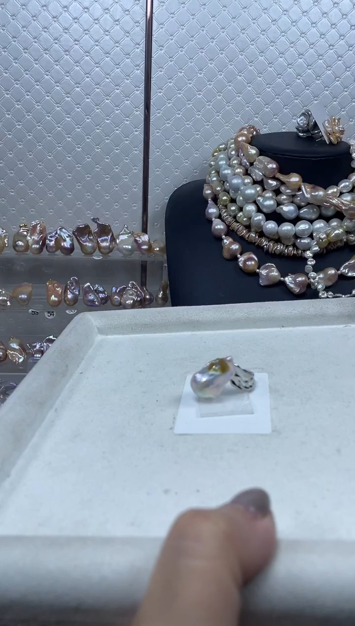 未镶嵌戒指淡水珍珠【纯恬珍珠】