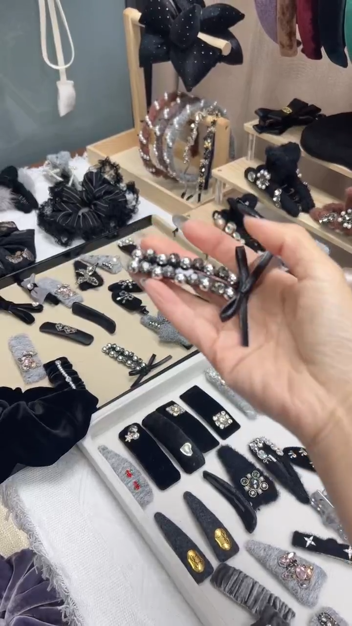 非金属布艺简约百搭发饰