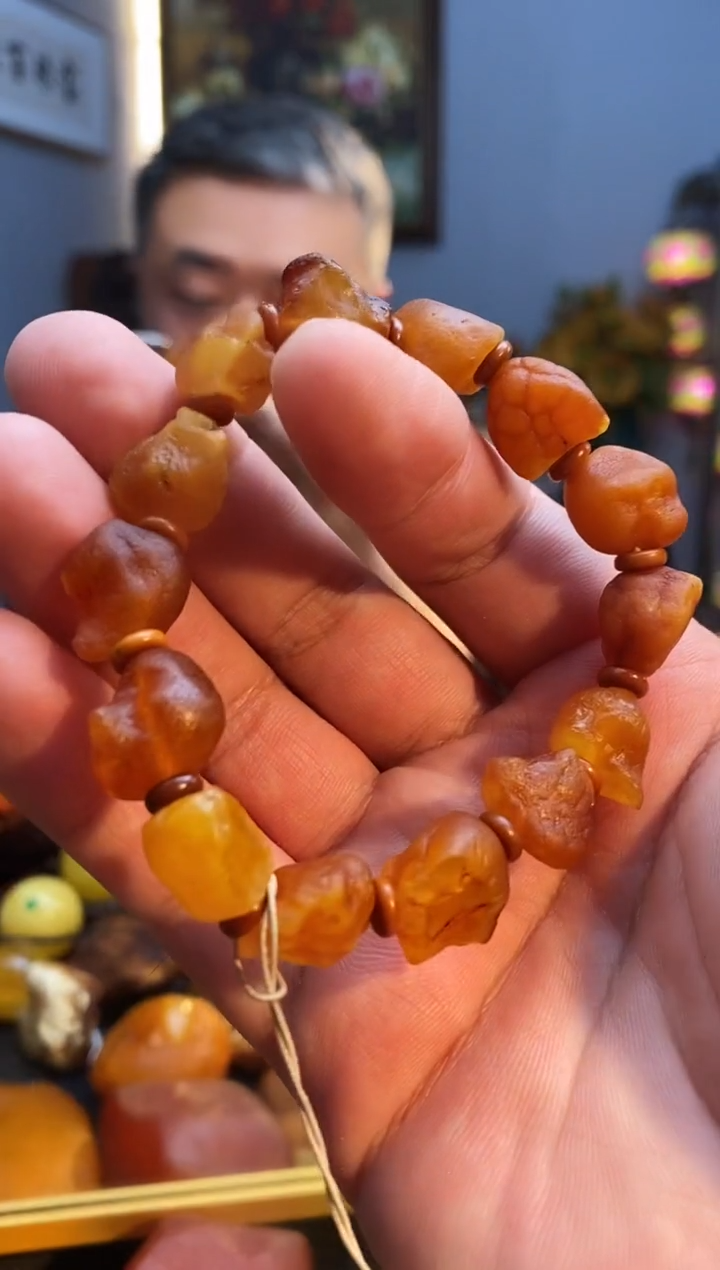 手串琥珀未镶嵌手串