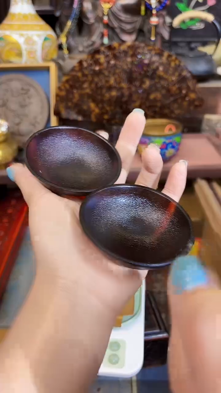 风车木（黑檀木）1一对