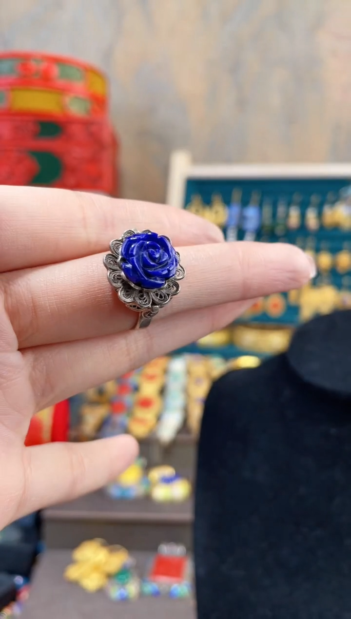 【闪购商品】非遗花丝镶嵌戒指