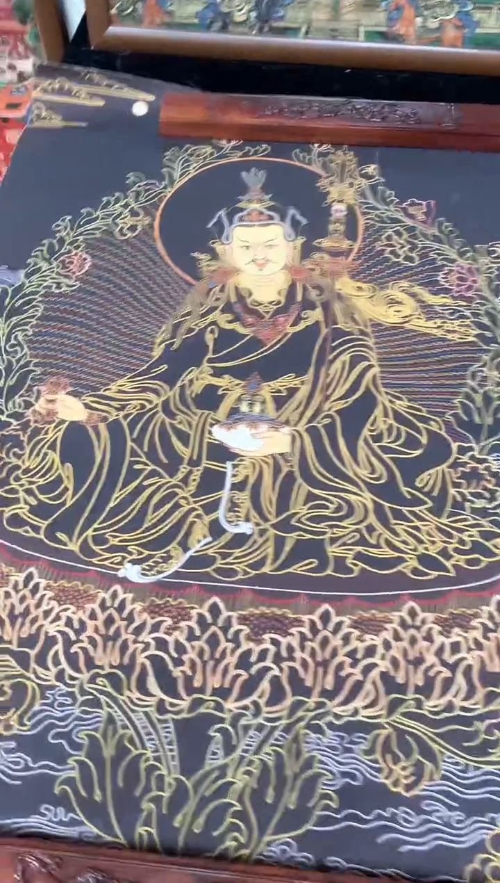 卷轴画072莲花生大师