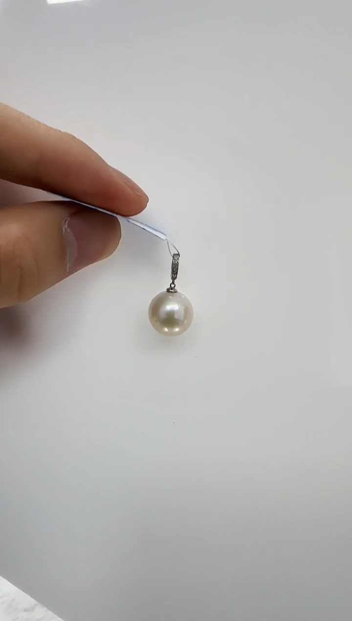 【闪购商品】淡水珍珠DA18K金镶嵌吊坠 a281