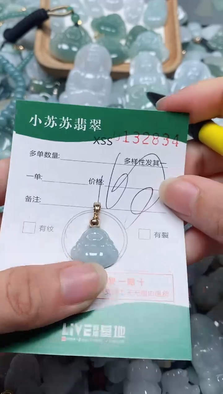 【闪购商品】翡翠颈饰未镶嵌闪购商品0132834