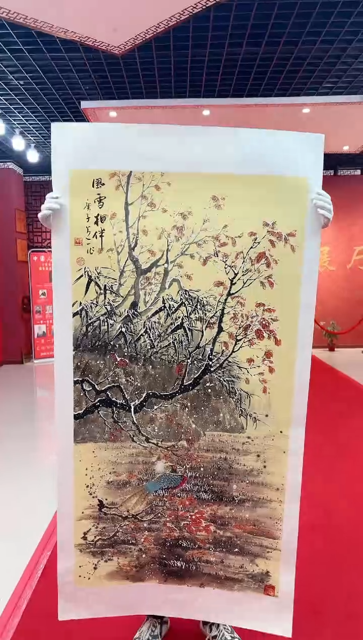 【闪购商品】国画国画道一老师亲笔绘画作品D91