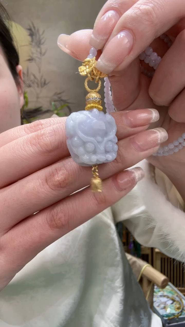 【闪购商品】翡翠颈饰未镶嵌吊坠