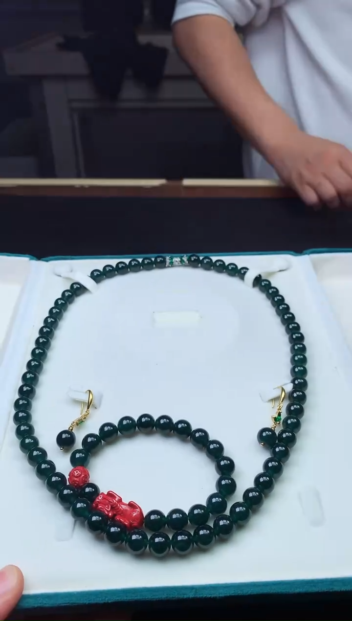 未镶嵌定制翡翠天然A货翡翠一套