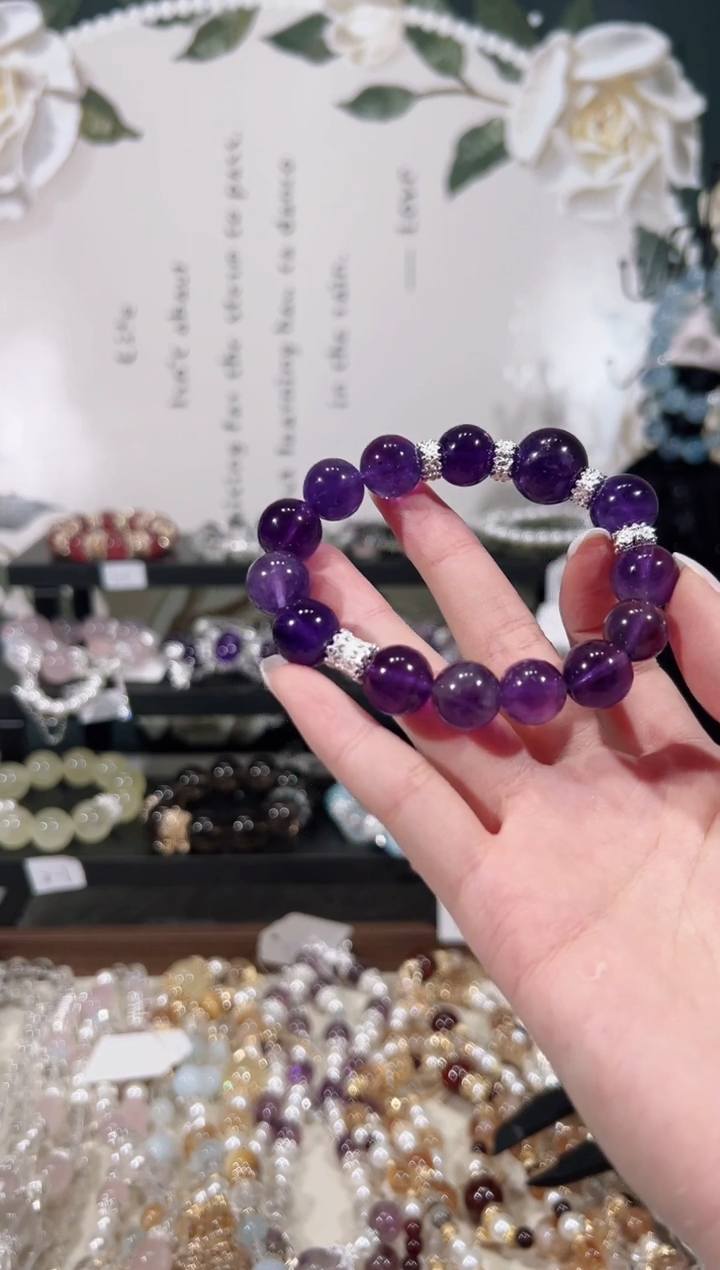 【闪购商品】水晶手链未镶嵌天然水晶默认微瑕 多样性发货发起一